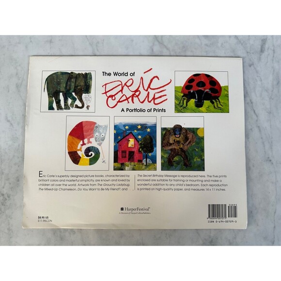 The World of Eric Carle: A Portfolio of Prints Five Prints to Frame Nursery Kids - Picture 7 of 8